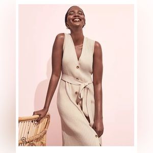 Ann Taylor - Ribbed Sweater Dress (Sleeveless)